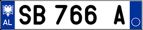 Truck License Plate